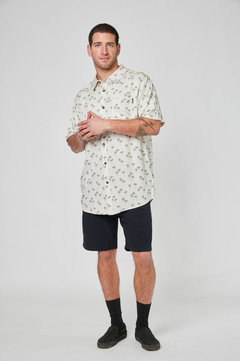Camisa Palm Beige-3