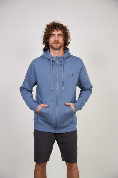 Poleron Full Zipper Toke Azul-0