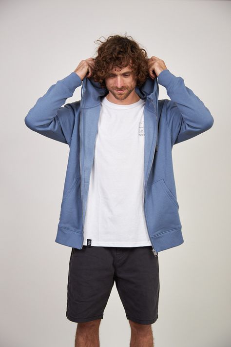 Poleron Full Zipper Toke Azul-4