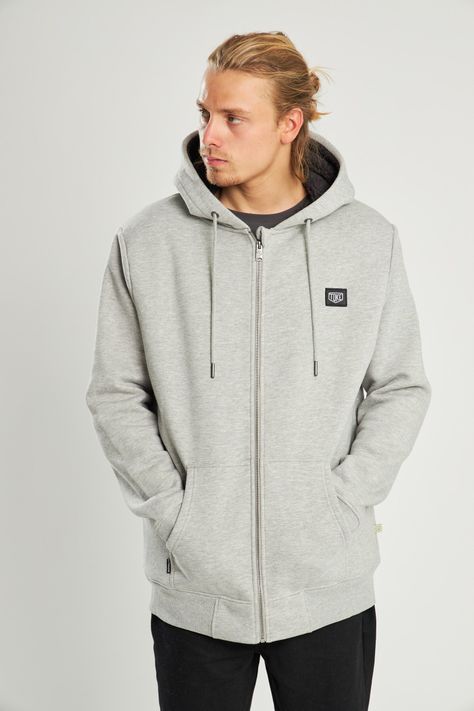 Poleron Sh Full Zipper Gris-1