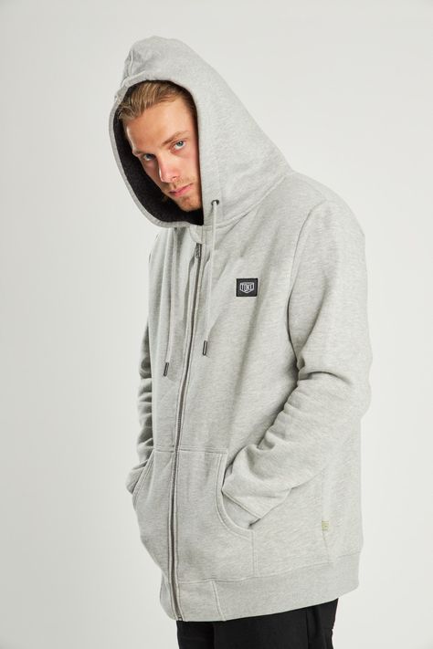 Poleron Sh Full Zipper Gris-3