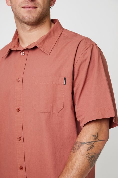Camisa Solid Burdeo-1