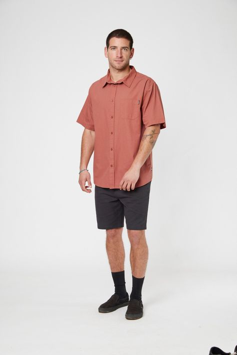 Camisa Solid Burdeo-2