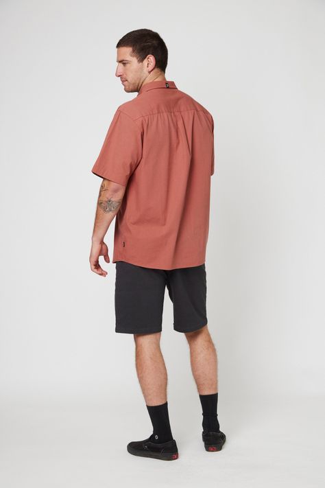 Camisa Solid Burdeo-3