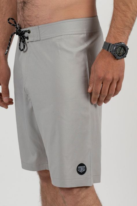 Traje de Baño Gris Claro Toke-0
