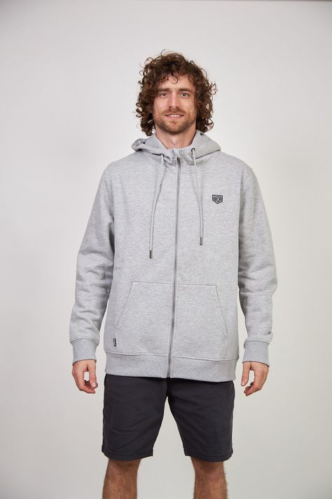 Poleron Full Zipper Toke Gris-0