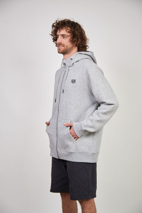 Poleron Full Zipper Toke Gris-1