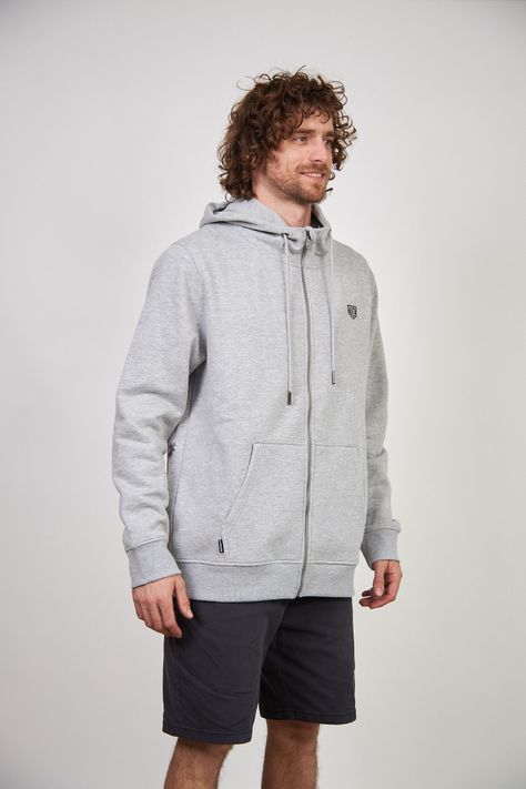 Poleron Full Zipper Toke Gris-2