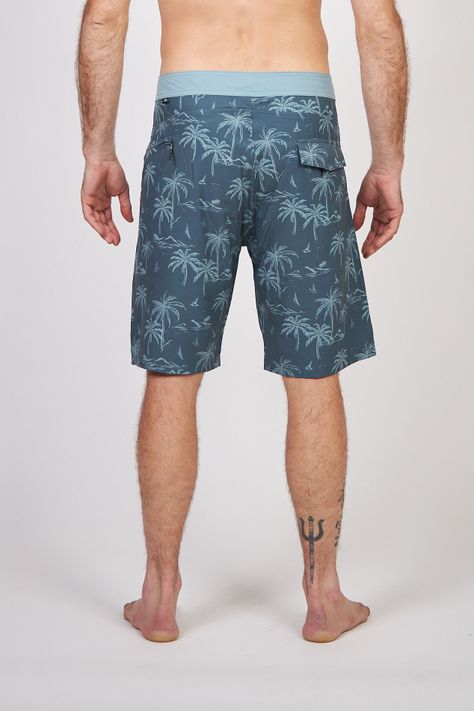 Traje de Baño Print Toke Azul-4