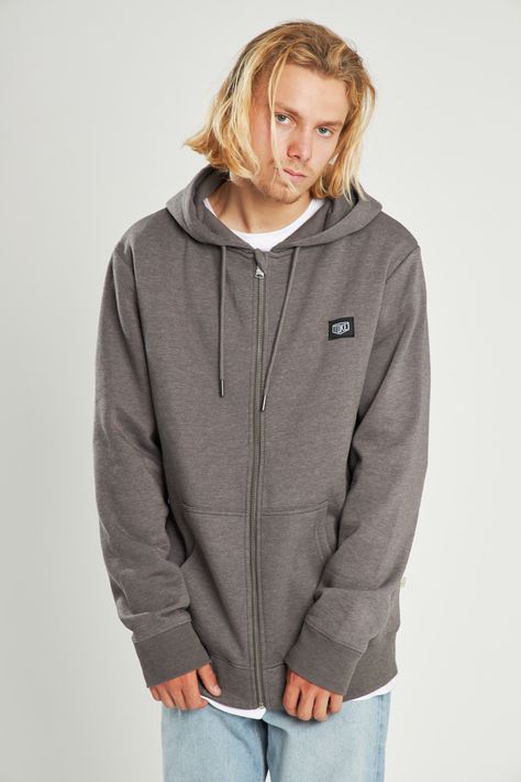 Poleron Full Zipper Gris-0