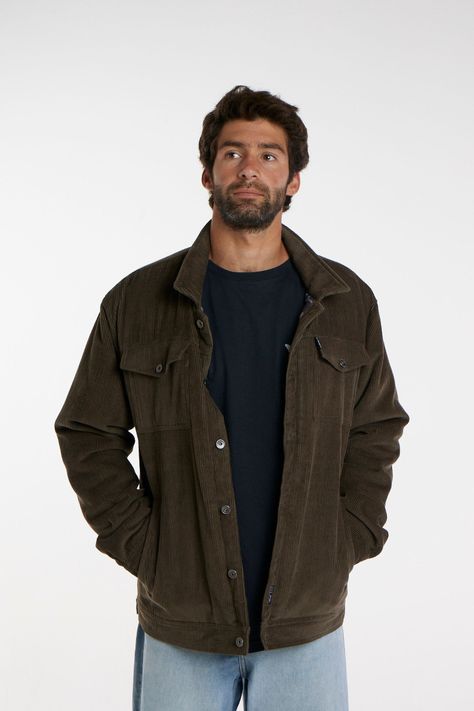 Chaqueta Cotele Verde Toke-0
