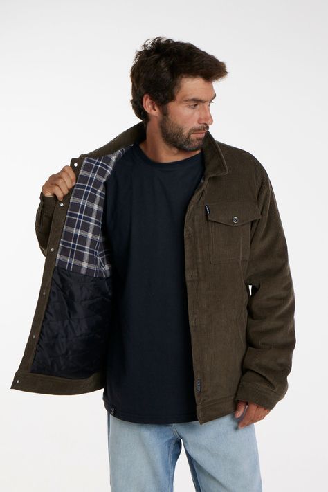 Chaqueta Cotele Verde Toke-3