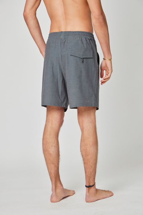 Traje de baño solid Gris-3