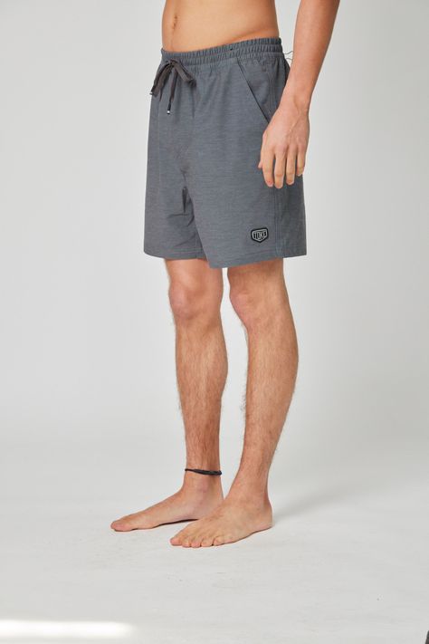 Traje de baño solid Gris-4