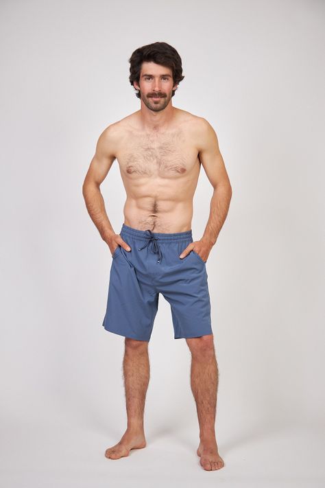 Traje de Baño Solid Toke Azul-4