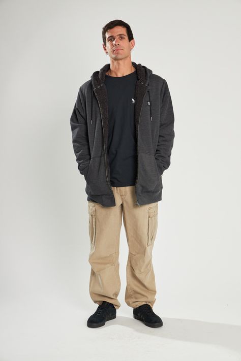 Poleron Sh Full Zipper Negro-0