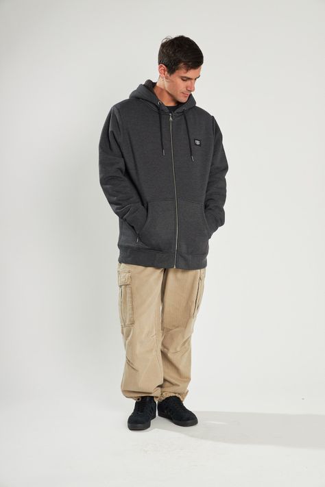 Poleron Sh Full Zipper Negro-1