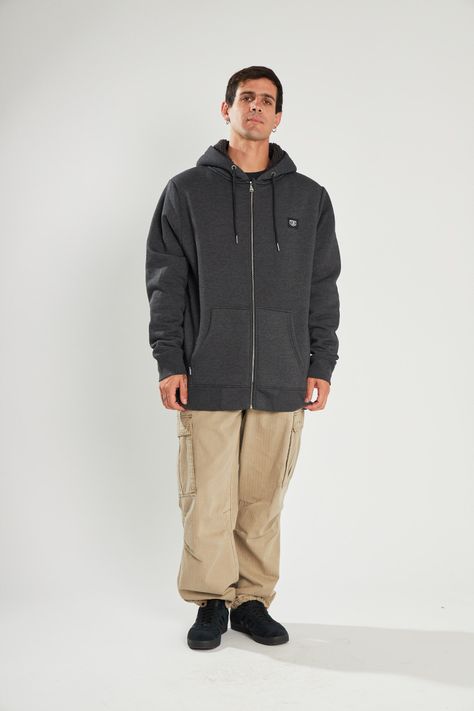 Poleron Sh Full Zipper Negro-2