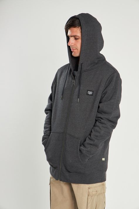 Poleron Sh Full Zipper Negro-7