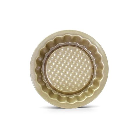 Set 4 Mini Tartaletas Antiadherente Gold Ilko-1