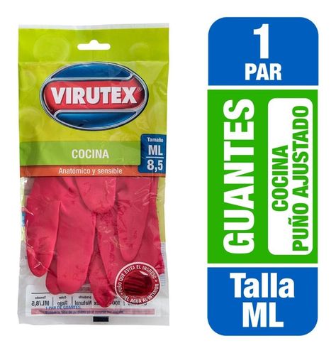 Guantes Cocina Talla Ml Puño Ajustado Virutex-2