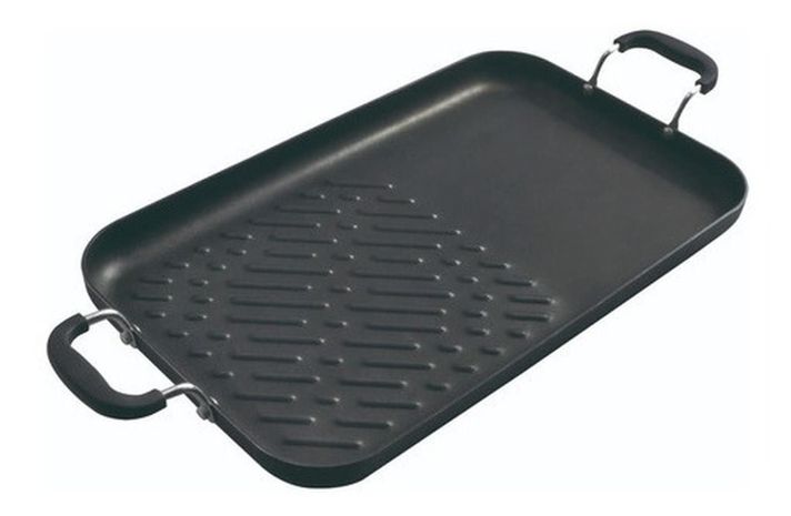 Plancha Doble 46 X 28 Cm Antiadherente Majestic Ilko-0