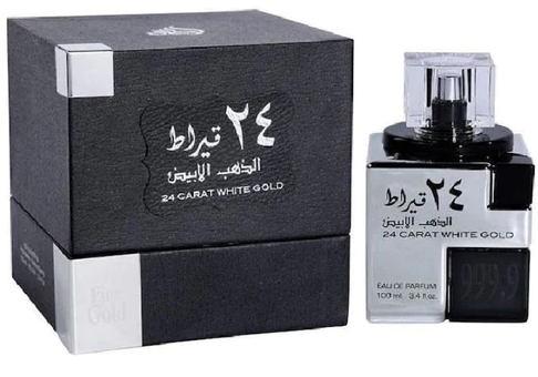 Lattafa 24 Carat White Gold 100ML EDP Unisex-0