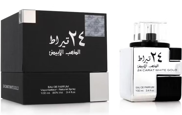 Lattafa 24 Carat White Gold 100ML EDP Unisex-2