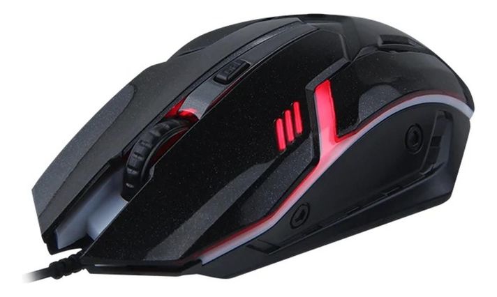 Mouse Gamer Meetion M371 Windows Optico Rgb Color Negro-1