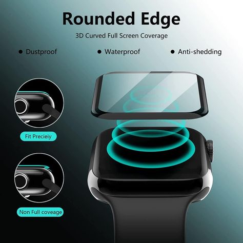 Lamina De Hidrogel Para Apple Watch Serie 7 41/45mm Premium-2