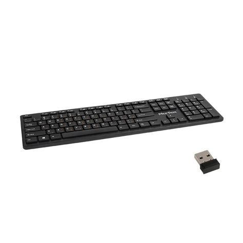 Teclado Inalámbrico Meetion Wk841 Chocolate Español Usb-0