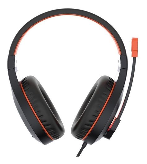 Audifonos Gamer Meetion Mt-hp021 Negro Y Naranja Micrófono-1