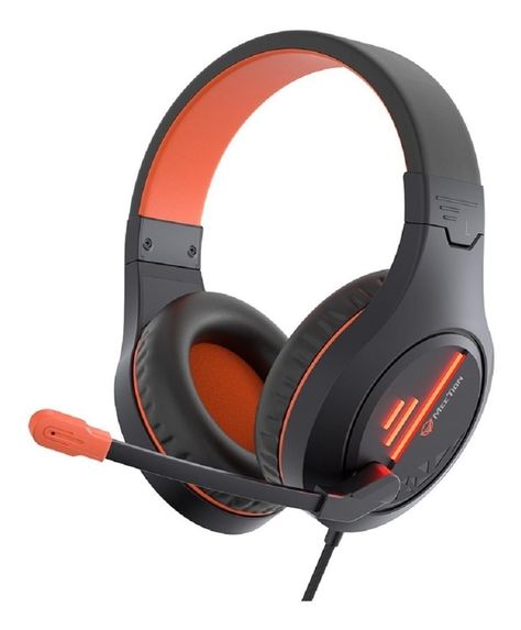 Audifonos Gamer Meetion Mt-hp021 Negro Y Naranja Micrófono-2