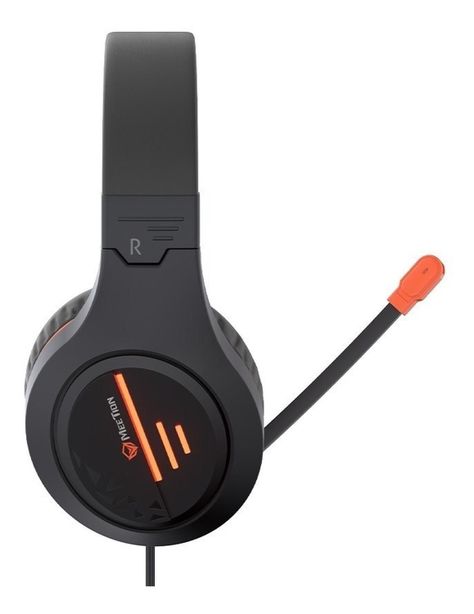 Audifonos Gamer Meetion Mt-hp021 Negro Y Naranja Micrófono-3