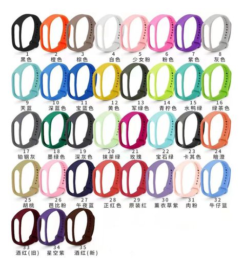 Correa De Silicona Completa Colores Para Xiaomi Mi Band 7-2