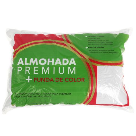Almohada + Funda Blanca 50x70 cm -0