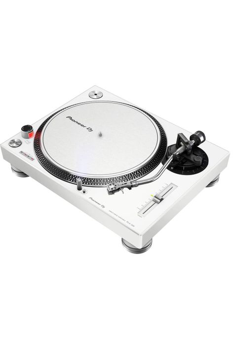 Tornamesa Pioneer DJ PLX-500-W Blanca con Cápsula y Tapa-0