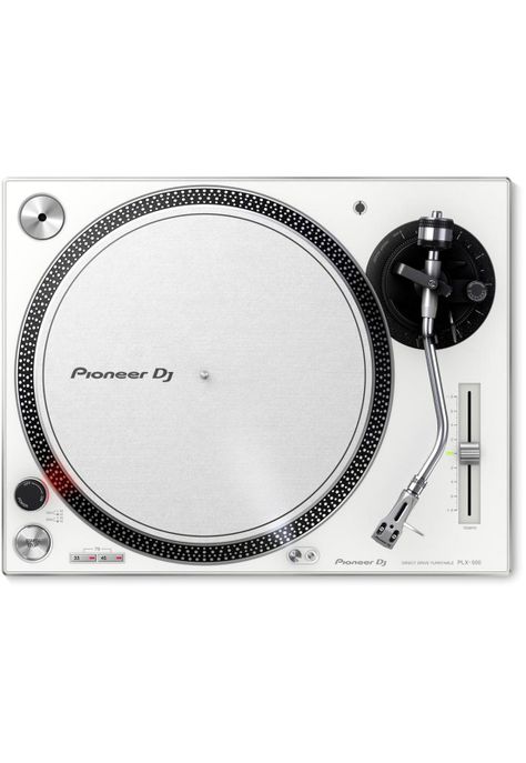 Tornamesa Pioneer DJ PLX-500-W Blanca con Cápsula y Tapa-1