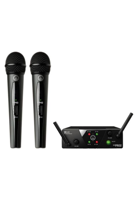 Sistema inalámbrico micrófonos de mano Doble AKG WMS40 Mini2-0