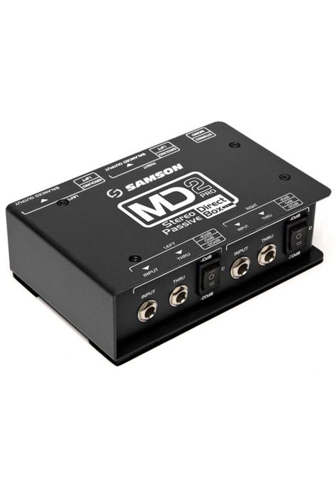 Caja directa pasiva estéreo Samson MD2PRO-0