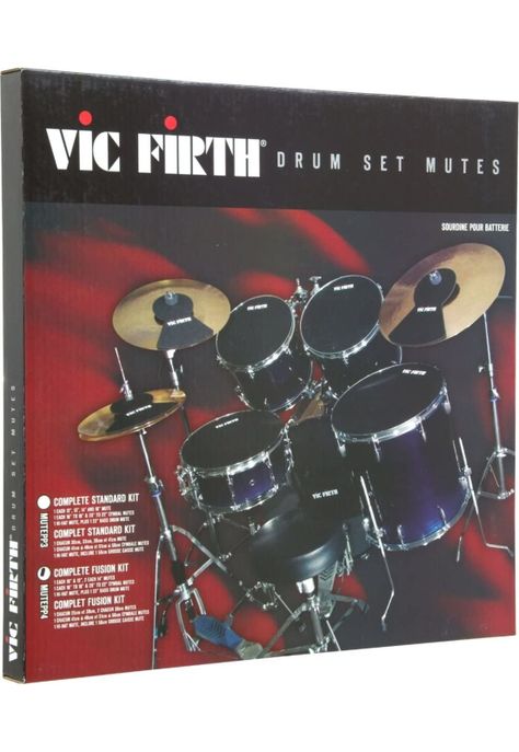 Pack de silenciadores Vic Firth MUTEPP3 para batería-0