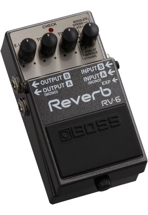 Pedal Reverb y Delay Boss RV-6-0