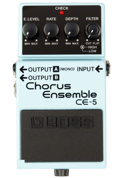 Pedal de efecto Boss CE-5 Chorus Ensemble-0