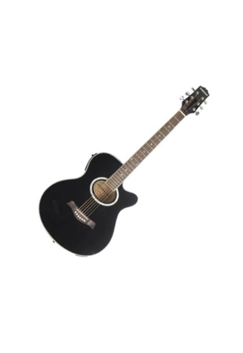 Guitarra electroacústica Freeman FRA95SCET color negro-0