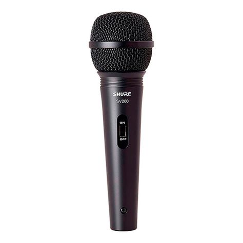 Micrófono dinámico vocal SHURE SV200 XLR ORIGINAL-0