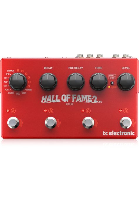 PEDAL REVERB TC ELECTRONIC HALL OF FAME 2 X4 REVERB 4 X MASH-2