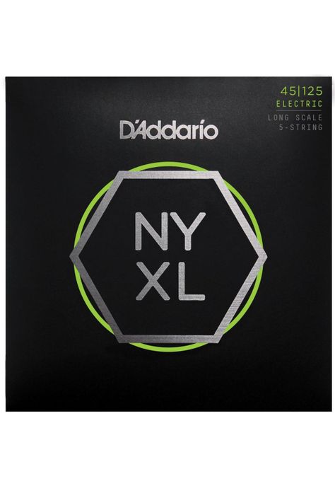 Set cuerdas para bajo 5 cuerdas D'addario NYXL45125 45-125-0