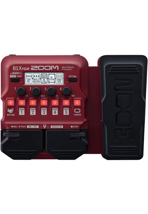 PEDALERA MULTIEFECTO DE BAJO ZOOM B1X FOUR-0