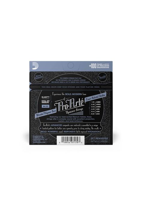 Cuerdas para Guitarra Clásica D'addario EJ45TT Dynacore-1