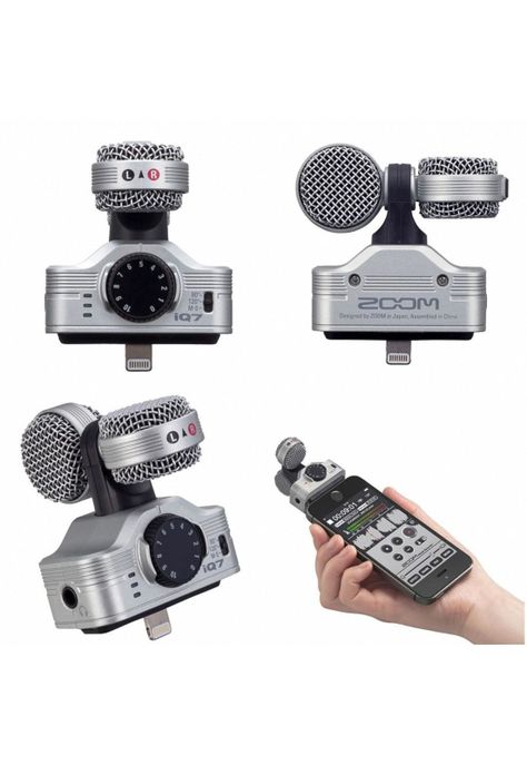 Micrófono estéreo Zoom iQ7 para Ipod Iphone Ipad-1